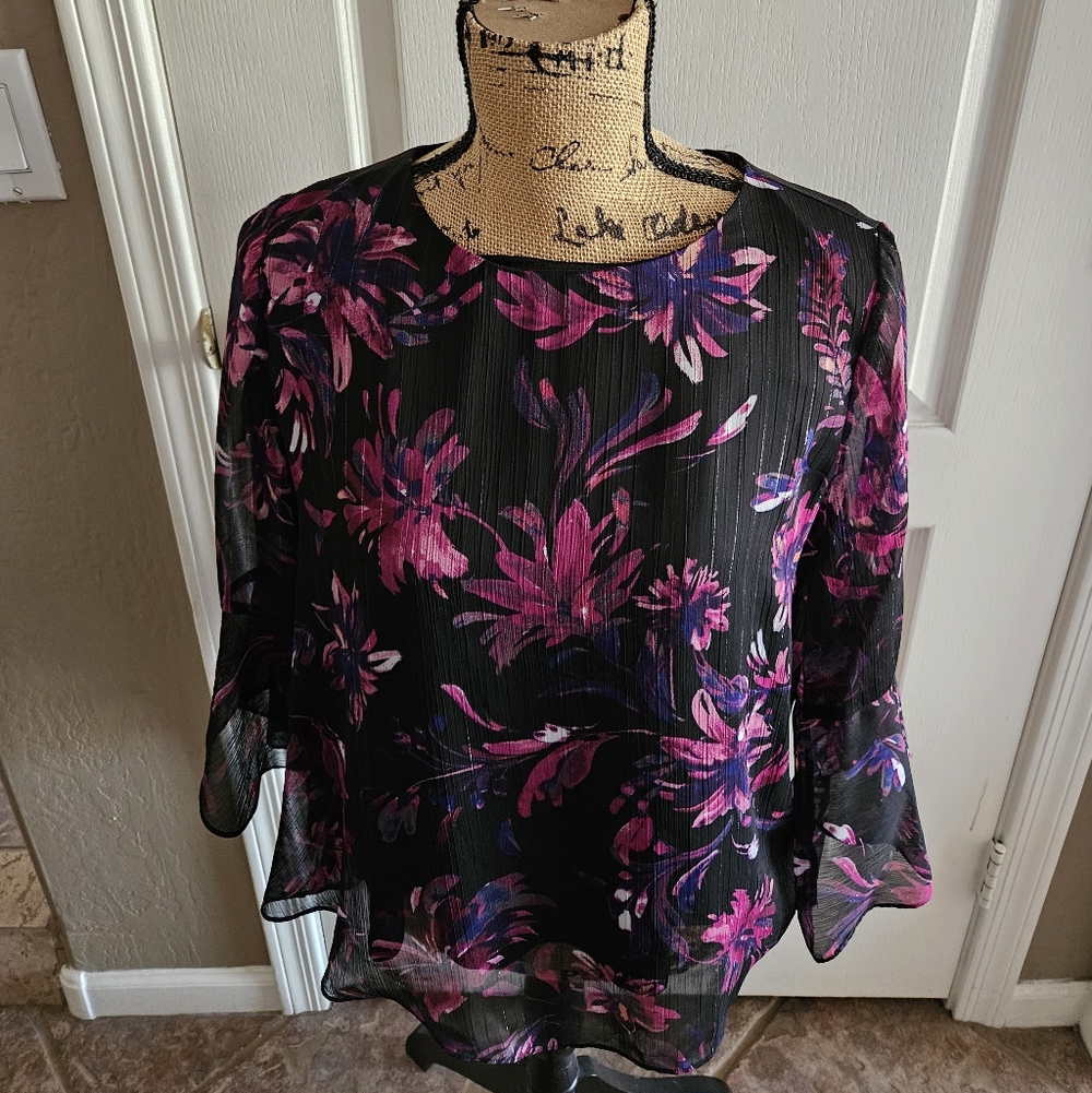 NEW ☆ Kasper Top/Blouse, Size Large Petite, Brand NEW!